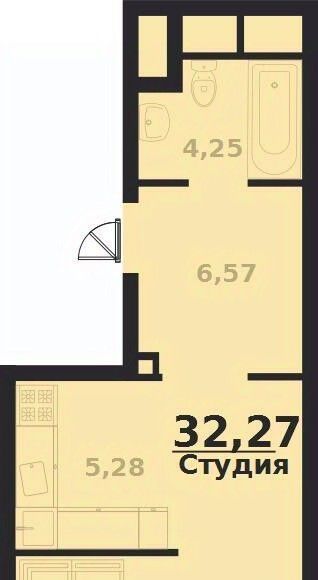 квартира г Ульяновск р-н Заволжский Новый Город ЖК Атмосфера 4 17-й кв-л фото 1