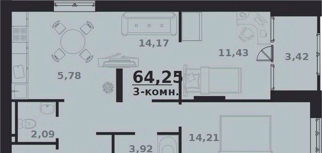 р-н Заволжский Новый Город ЖК Атмосфера 4 17-й кв-л фото