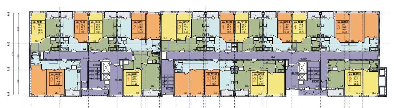 квартира г Нижний Новгород Горьковская ул Артельная 15к/1 фото 2