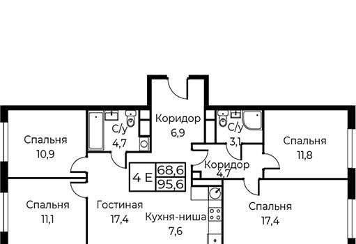 квартира г Москва ул Намёткина 10д Воронцовская фото 2