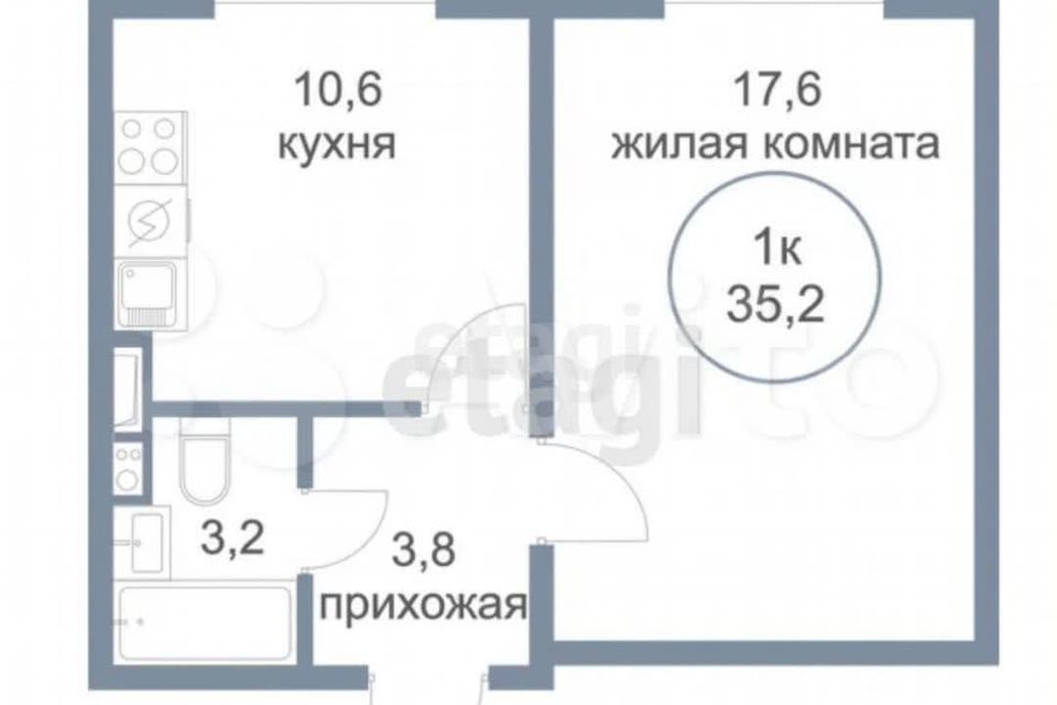 квартира г Сургут ул Есенина 6 Сургутский район фото 9