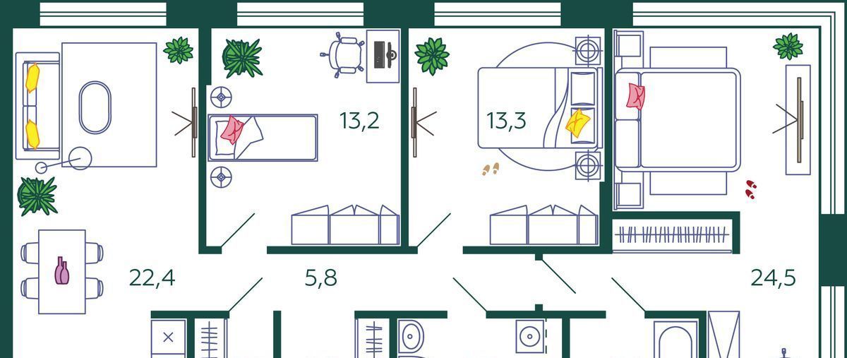 квартира г Москва метро Нагатинская ЖК Шагал 1-я оч., к 7 фото 1