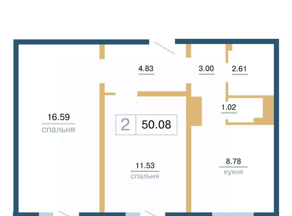 квартира г Красноярск р-н Советский микрорайон «Нанжуль-Солнечный» фото 1