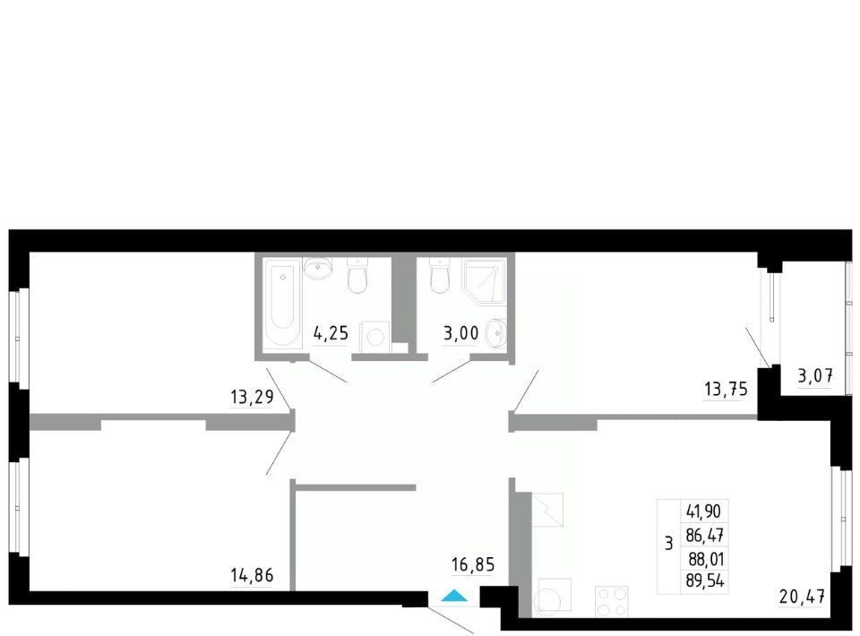 квартира г Екатеринбург Ботаническая ул Походная 12 фото 1