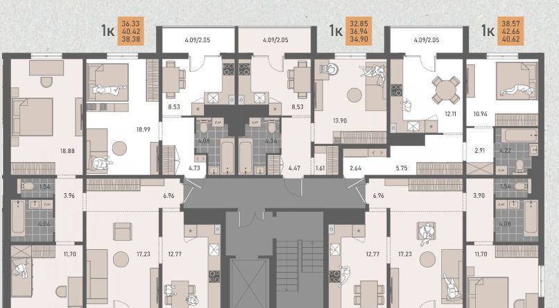 квартира г Калининград р-н Московский ул Левитана 65к/2 фото 2