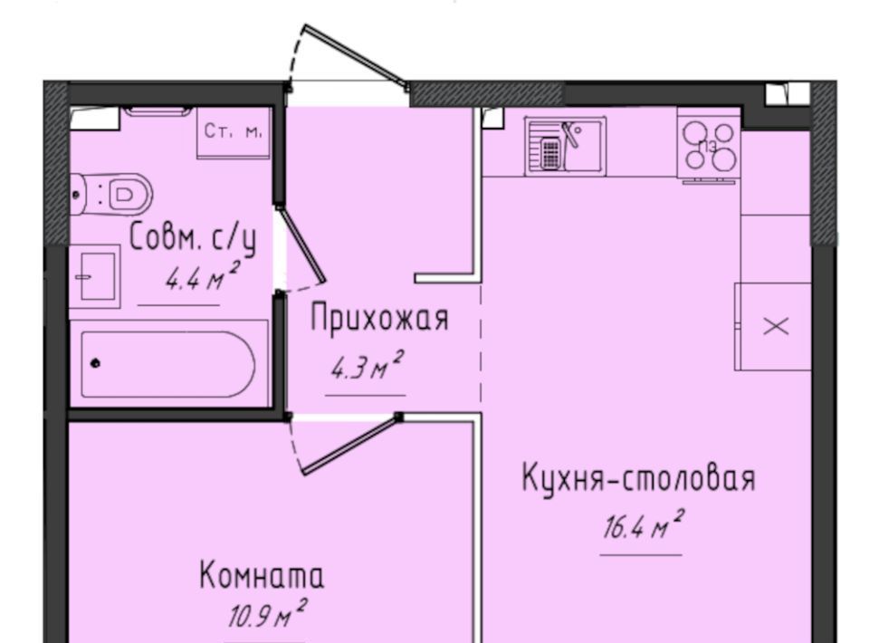 квартира Город Оружейников жилой комплекс, 13, Завьяловский район, с. Первомайский фото 1