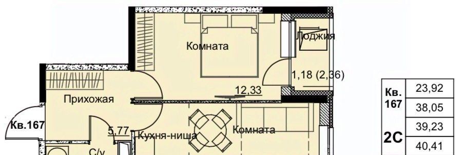 квартира г Ижевск р-н Ленинский Строитель жилрайон, 6-й мкр фото 1