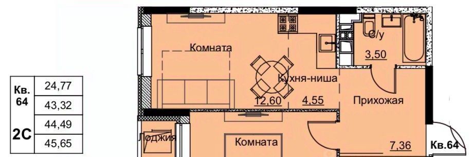 квартира г Ижевск р-н Ленинский Строитель жилрайон, 6-й мкр фото 1