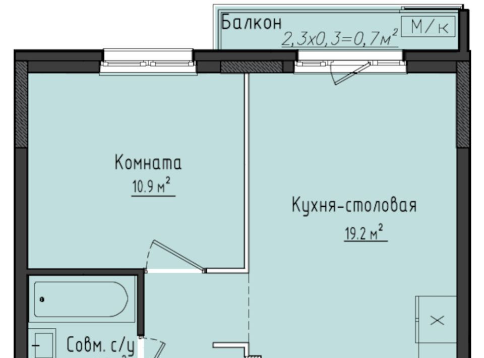 квартира Город Оружейников жилой комплекс, 19, Завьяловский район, с. Первомайский фото 1