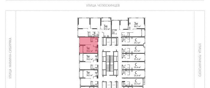 квартира г Екатеринбург Уральская ул Челюскинцев 112 фото 2