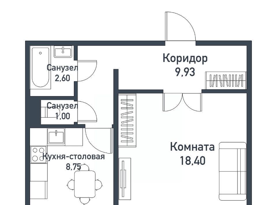 квартира р-н Сосновский п Пригородный ул Ласковая 26 Кременкульское с/пос фото 1