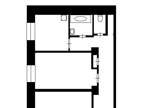 квартира г Ухта наб Газовиков 4/2 фото 2