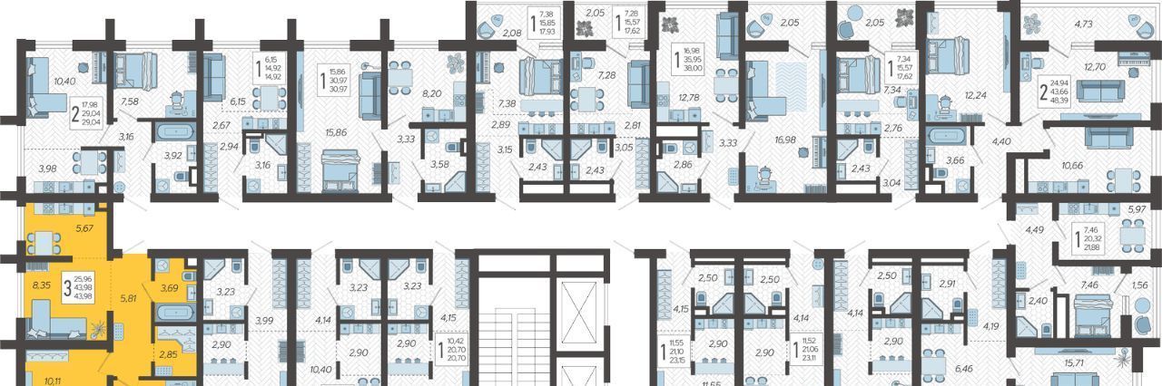 квартира г Сочи р-н Хостинский ЖК «Кислород» 3 фото 2