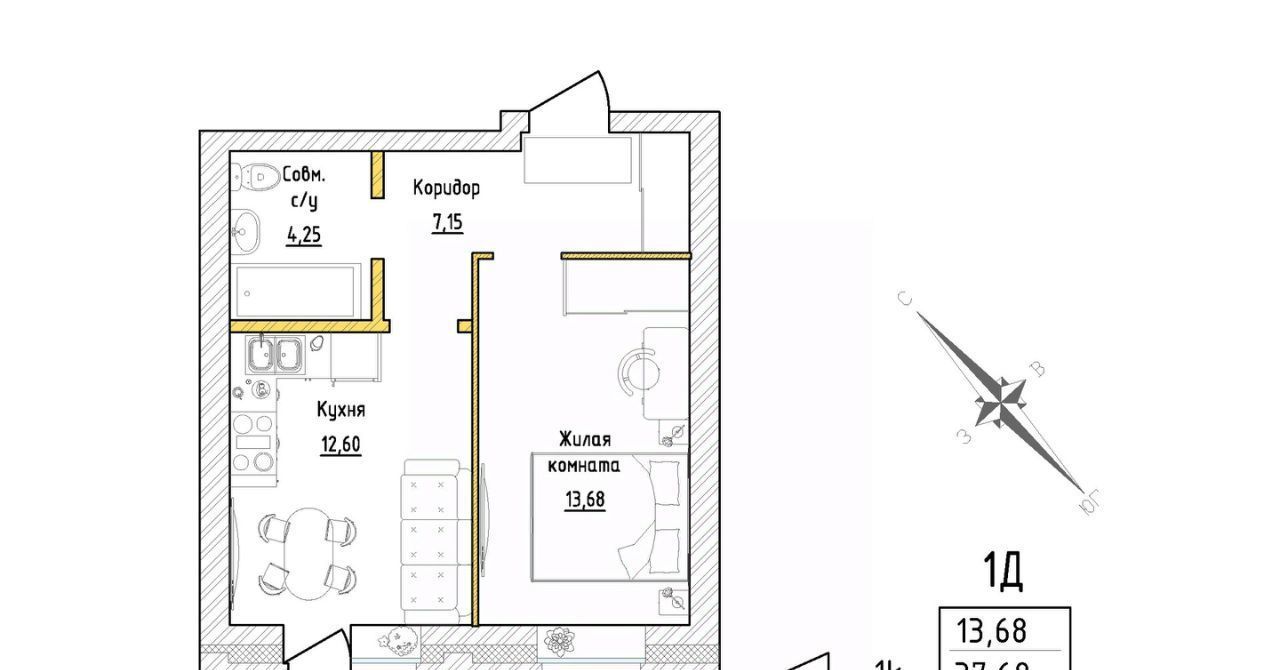 квартира г Екатеринбург ул Тюльпановая 5а Проспект Космонавтов фото 1