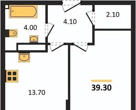 квартира г Краснодар р-н Прикубанский ул им. Анны Ахматовой фото 1