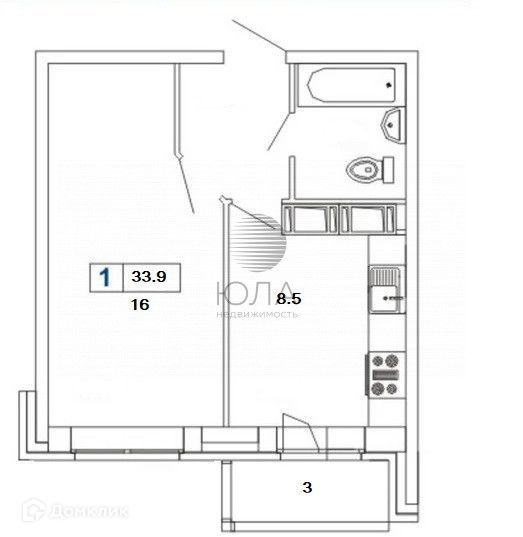 квартира р-н Всеволожский г Мурино ул Новая 7/1 фото 9