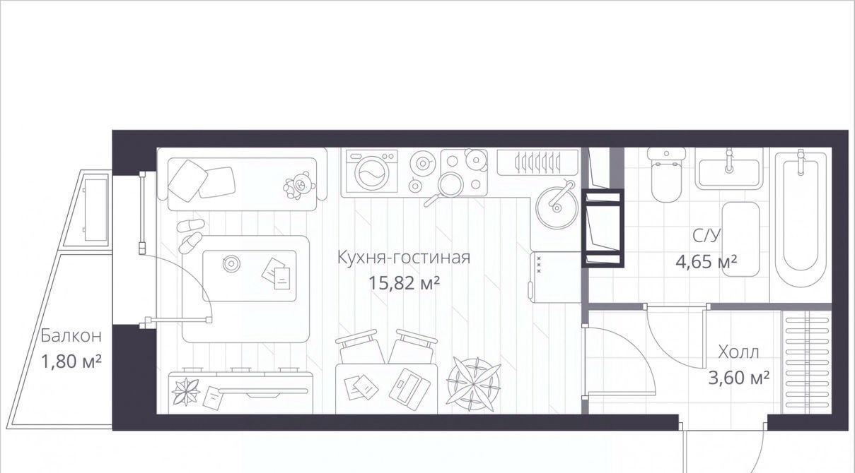 квартира р-н Всеволожский г Сертолово Парнас, Сертолово Парк жилой комплекс фото 1