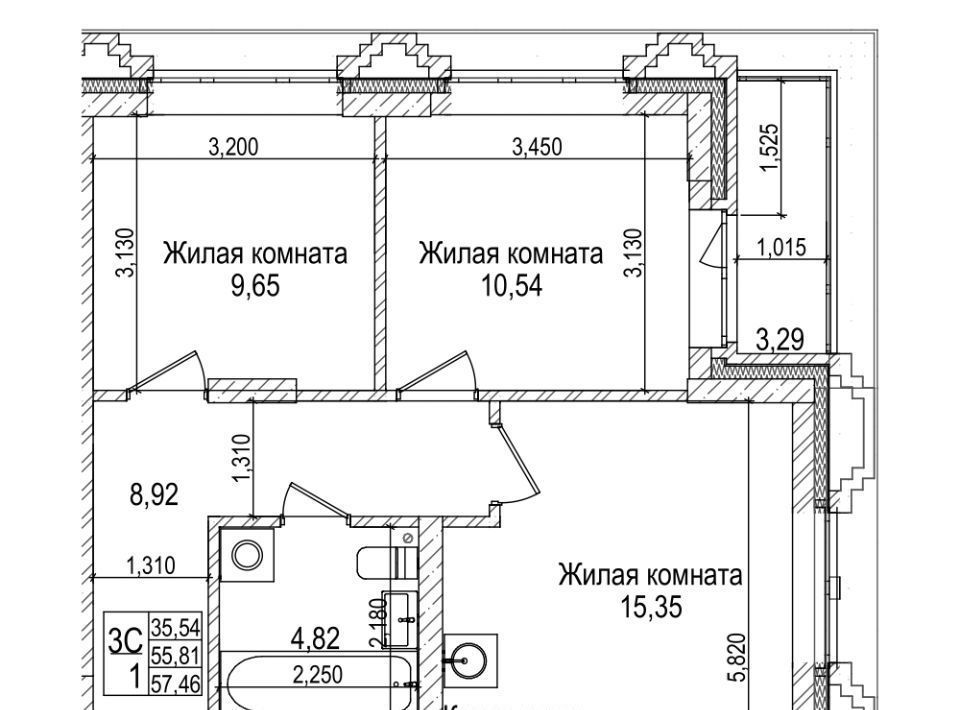 квартира г Новосибирск метро Площадь Гарина-Михайловского ул Фабричная 65/3 фото 1