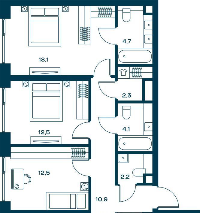 квартира г Москва метро Красный Балтиец ул Часовая 28к/8 фото 1