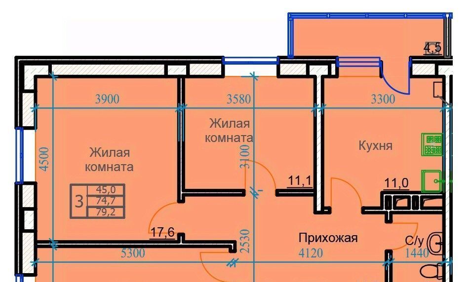 квартира г Ессентуки ул Маяковского 19а фото 1