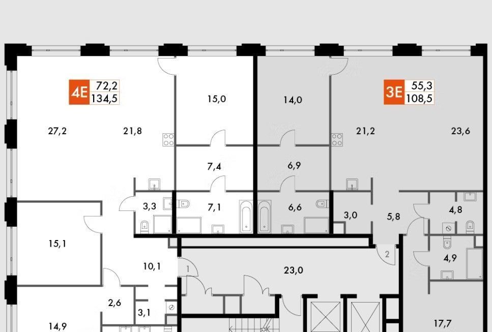 квартира г Москва метро Хорошёво ул Шеногина 3/2 вл 2/23к фото 2