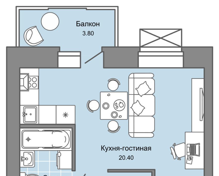 квартира г Пермь р-н Дзержинский ул Дзержинского 31а фото 1