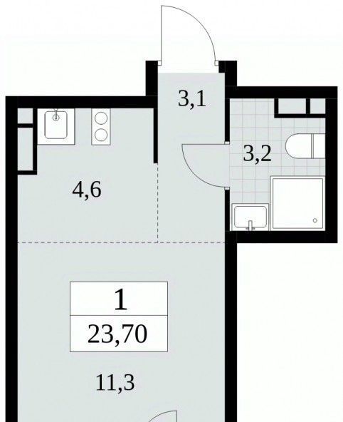 квартира г Москва п Сосенское ЖК Прокшино 8к/4 метро Прокшино фото 1