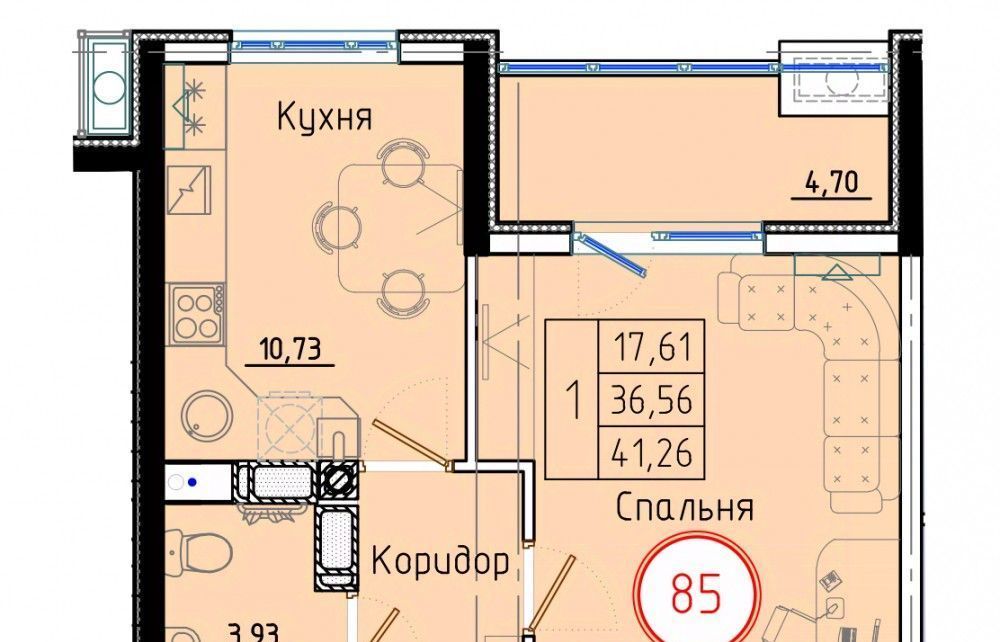 квартира р-н Темрюкский г Темрюк ул Обороны 2/1 фото 1