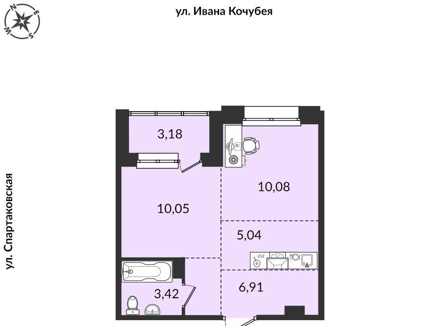 квартира г Иркутск р-н Правобережный ул Пшеничная фото 1