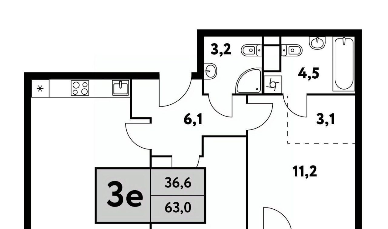 квартира г Москва метро Речной вокзал ул Фестивальная 15к/4 фото 1