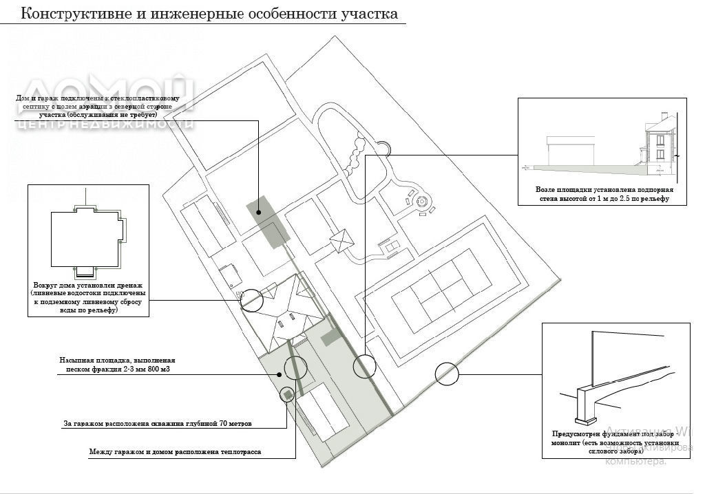 дом городской округ Рузский д Кривошеино Кривошеино д. Ключевая ул., 2 фото 40