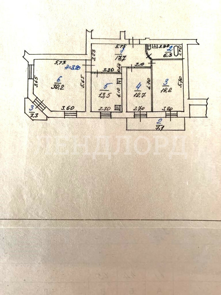 квартира г Ростов-на-Дону пер Газетный 73а фото 6