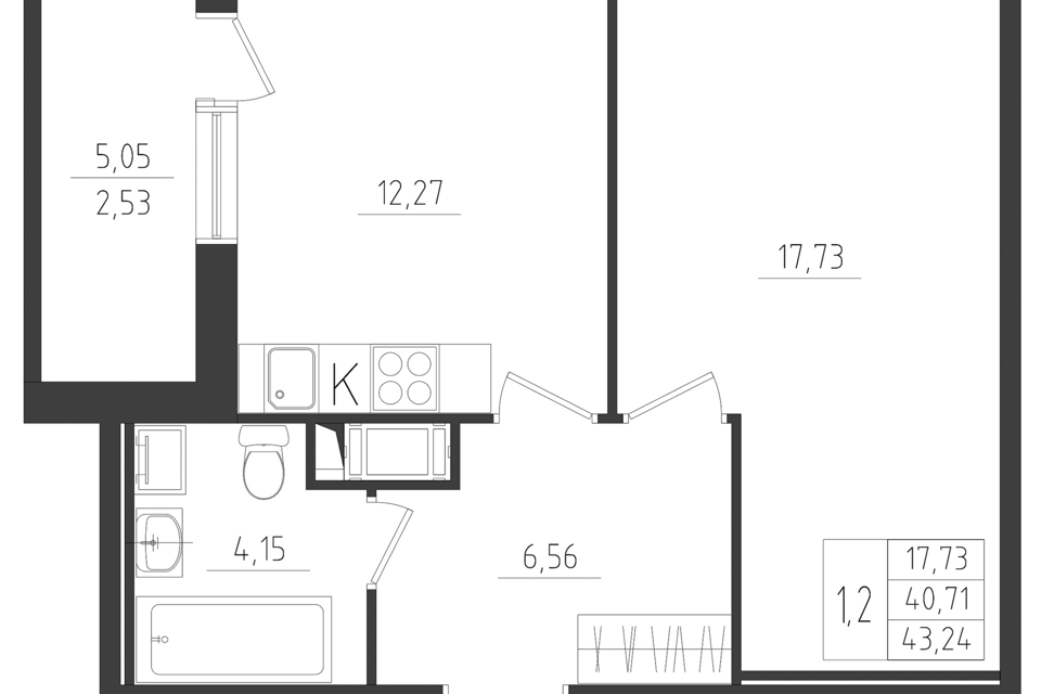 квартира г Красное Село ул Лермонтова 15к/2 Красносельский район фото 1