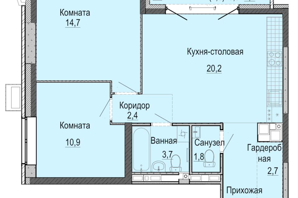 квартира г Ижевск ул Камбарская городской округ Ижевск фото 1