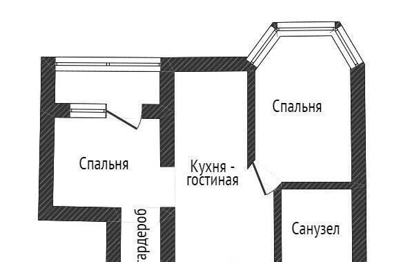 квартира г Тамбов р-н Ленинский ул Набережная 74к/1 фото 24