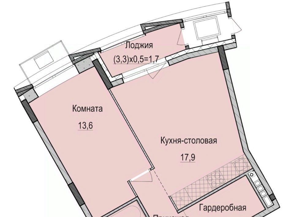 квартира г Казань ЖК «Ферма-2» Проспект Победы, жилмассив фото 1