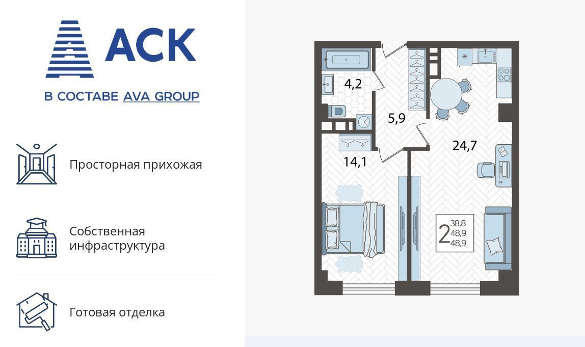 квартира г Краснодар р-н Карасунский ул Уральская 75/6 фото 1