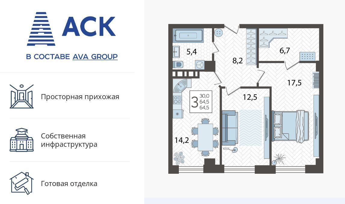 квартира г Краснодар р-н Карасунский ул Уральская 75/6 фото 1