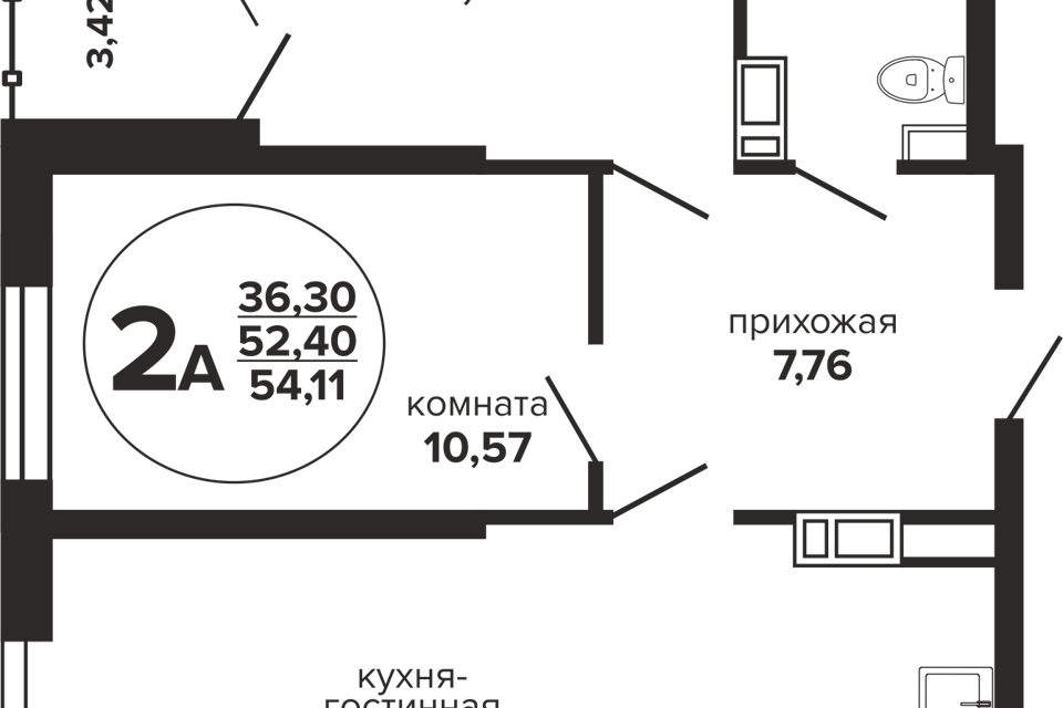 квартира г Краснодар ул Российская 257/7 1 муниципальное образование Краснодар фото 1