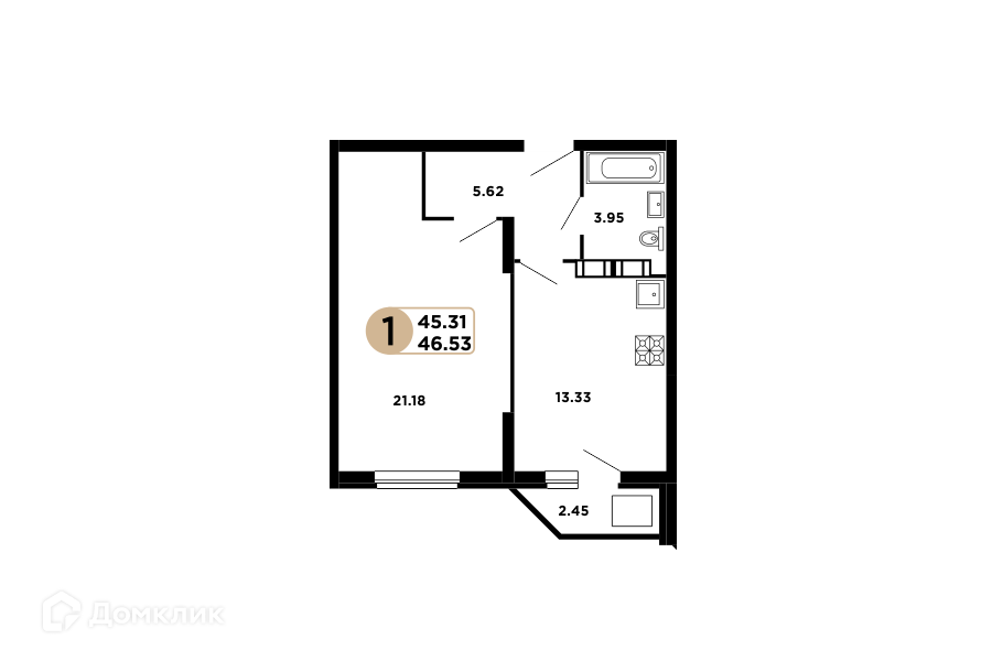 квартира г Самара ш Московское 33 городской округ Самара, километр, 18-й фото 1