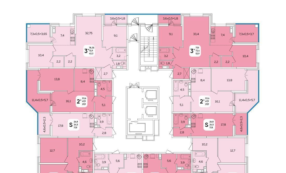 квартира г Краснодар р-н Прикубанский мкр Любимово 16/1 фото 2