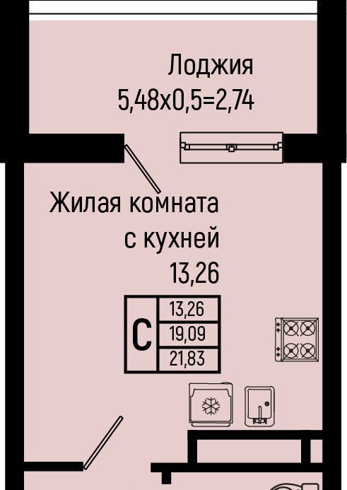 квартира р-н Туапсинский с Ольгинка мкр 3-й 21 Новомихайловское городское поселение фото 1