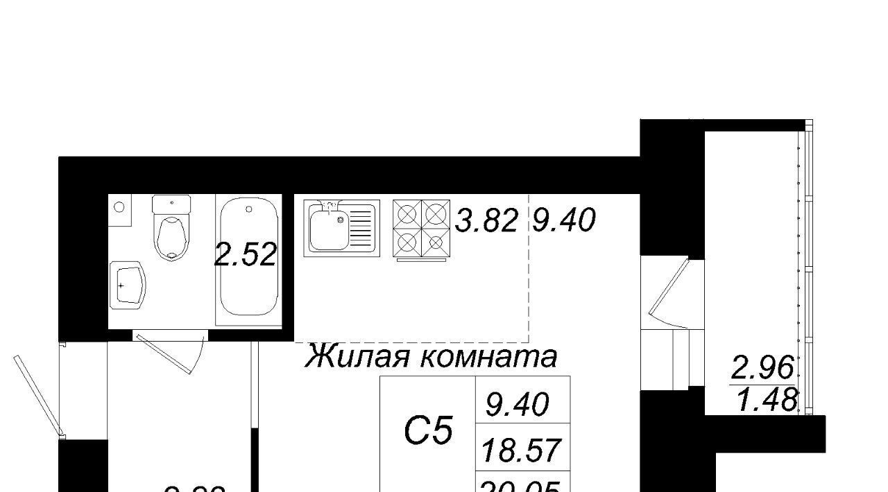 квартира р-н Зеленодольский с Осиново ул М.Ф.Гайсина Осиновское с/пос, Авиастроительная, с 6 фото 1