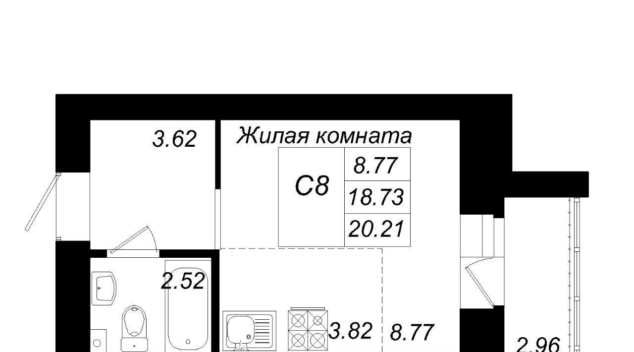 квартира р-н Зеленодольский с Осиново ул М.Ф.Гайсина Осиновское с/пос, Авиастроительная, с 6 фото 1