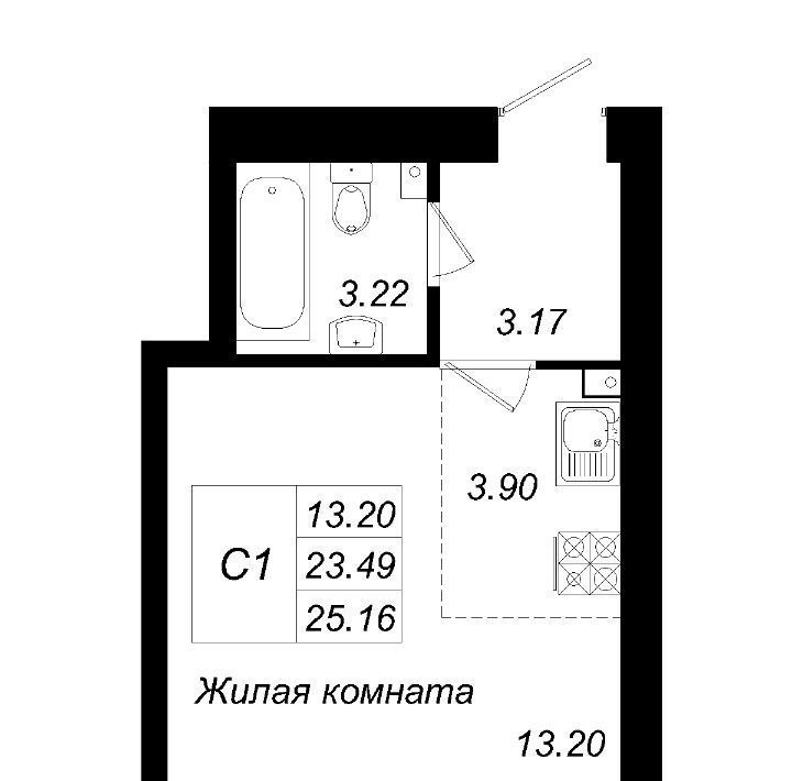 квартира р-н Зеленодольский с Осиново ул М.Ф.Гайсина Осиновское с/пос, Авиастроительная, с 6 фото 1