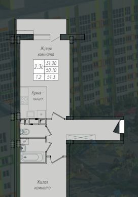 квартира г Курск р-н Сеймский ул Энгельса 158 фото 1
