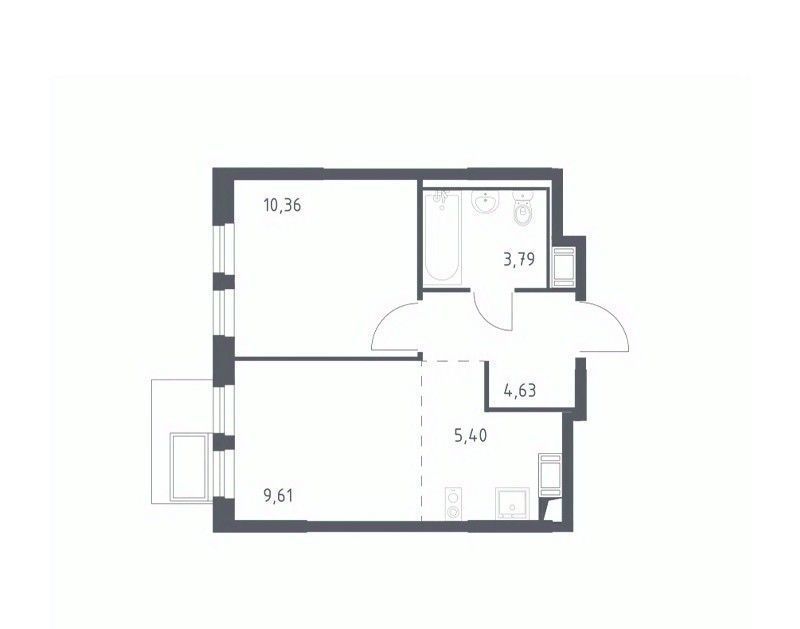 квартира г Видное ЖК Горки Парк к 4. 1, Зябликово фото 1