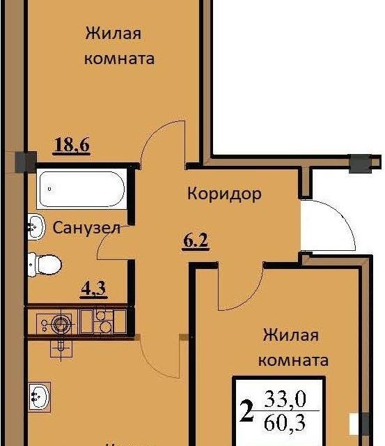 квартира г Ессентуки ул Просторная 36к/7 городской округ Ессентуки фото 1