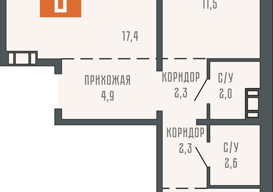 квартира г Курган ул Тимофея Невежина 1а городской округ Курган фото 1