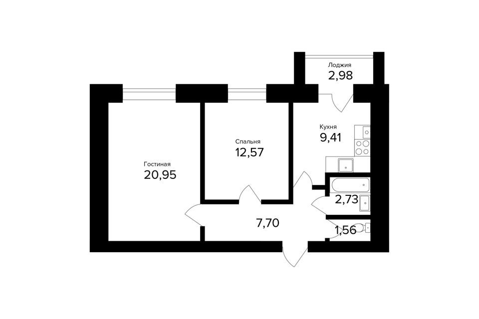 квартира г Ярославль ул Александра Додонова 2к/7 Ярославский район фото 1